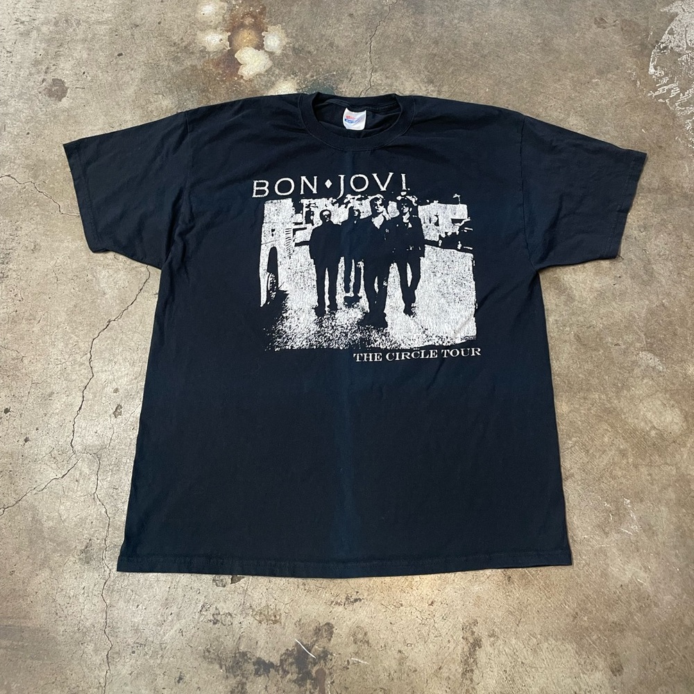 Bon Jovi 2010 The Circle Tour Merch T-Shirt